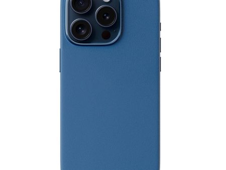 Epico iPhone 15 Pro Mag+ Leather Case - MagSafe Kompatibel - Blå Sale