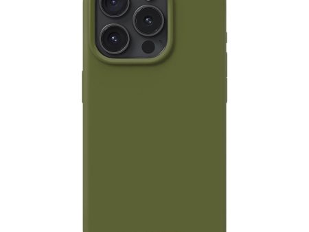 iDeal Of Sweden iPhone 15 Pro Silicone Case - Khaki Online Sale