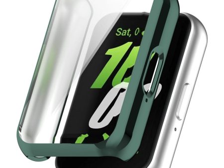 Samsung Galaxy Fit3 Plastik Cover m. Indbygget Skærmbeskytter - Grøn For Discount