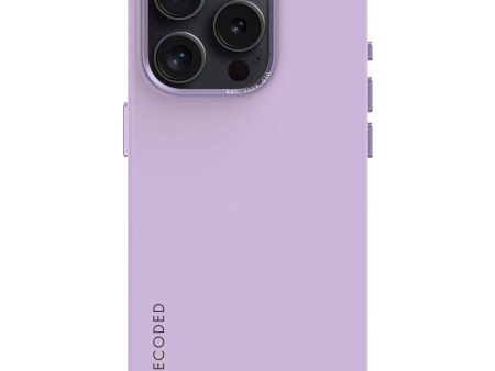 Decoded iPhone 15 Pro Max AntiMicrobial Silikone Cover - MagSafe Kompatibel - Lavender Hot on Sale