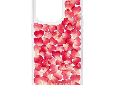 iDeal Of Sweden iPhone 15 Pro Clear Case - Red Roses Hot on Sale