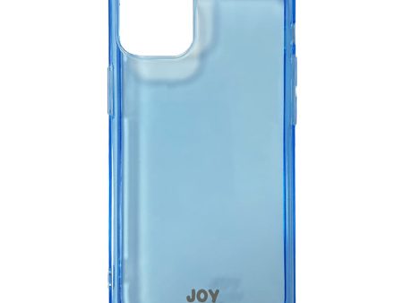 iPhone 12 Mini Joy Case Fleksibelt Plastik Cover - Gennemsigtig   Blå For Discount