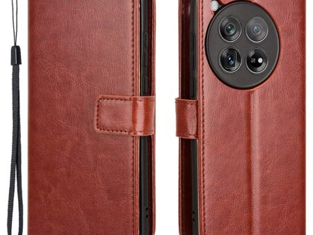 EIDERWOOD OnePlus 12R Blankt Læder Cover m. Pung & Strop - Brun Discount