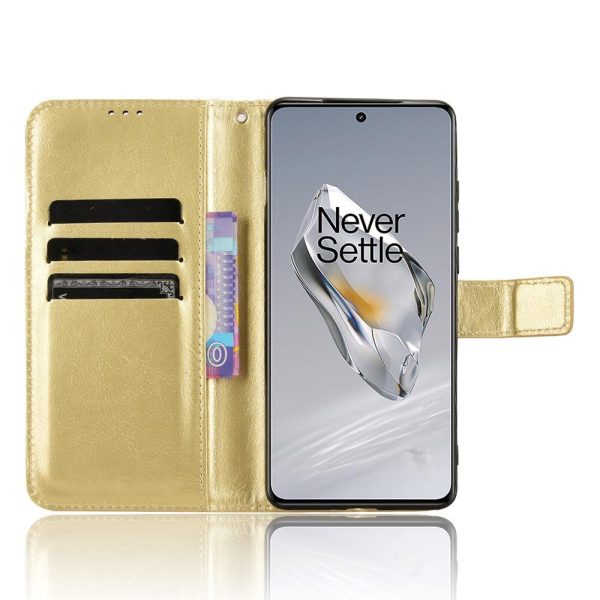 EIDERWOOD OnePlus 12R Blankt Læder Cover m. Pung & Strop - Guld Online