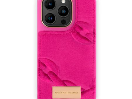 Ideal Of Sweden iPhone 14 Pro Fashion Case Atelier - Velour Hyper Pink (DEMO) Online Sale