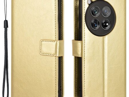 EIDERWOOD OnePlus 12R Blankt Læder Cover m. Pung & Strop - Guld Online