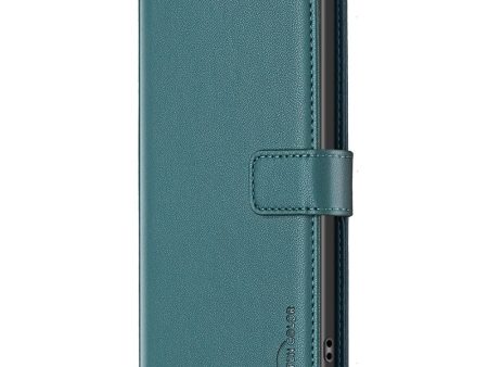 EIDERWOOD Realme C67 (4G) Læder Cover m. Pung og Ståfunktion - Grøn Online Hot Sale