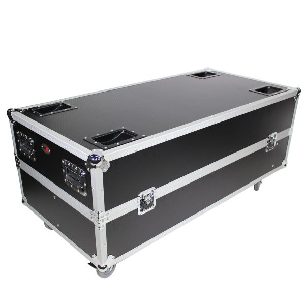 ProX X-RCF-NXL44AX2W Flight Case for 2 RCF NXL44-A Active 2 Way Column Array w 4 Inch Wheels Online Hot Sale