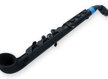 Nuvo N520JBBL jSax Plastic Curved Starter Saxophone V2 (Black Blue) For Cheap