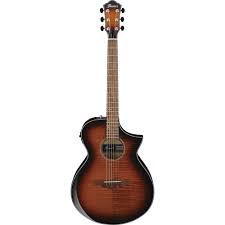 Ibanez AEWC400AMS Acoustic-Electric Guitar (Amber Sunburst) Hot on Sale