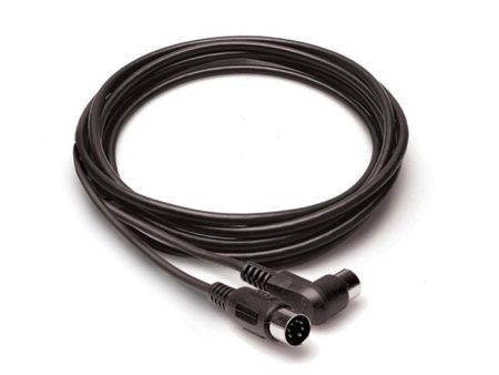 Hosa ADA-725 BULK 7-Pin Din Cable Midi Cable Right-Angle - 25  Discount