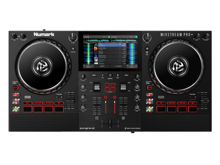 Numark MIXSTREAM PRO+ 2-Deck Standalone Streaming DJ Controller Online now