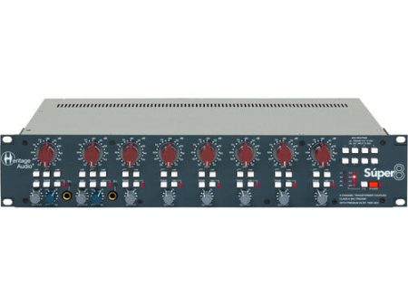 Heritage Audio Súper 8 8-Channel Microphone Preamp with Premium 24-Bit 192 kHz ADC Online