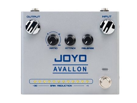 Joyo R-19 Avallon Compressor Pedal w Gain Reduction Indicator on Sale