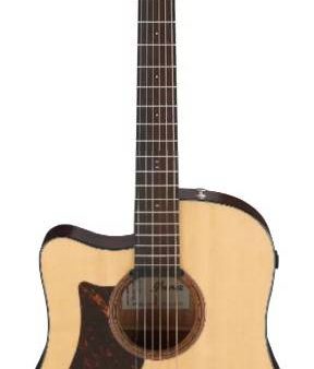 Ibanez AAD170LCELGS Advanced Left-handed Acoustic-electric Guitar (Natural Low Gloss) on Sale