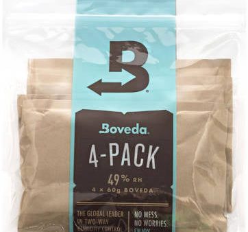 Boveda 70g 49% RH 2-Way Humidity Control Pack 4 Pack Fashion