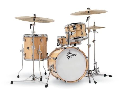 Gretsch Drums RN2-J484-GN Renown 4-Piece (12 14 18 14 SN) Drum Kit (Gloss Natural) For Cheap