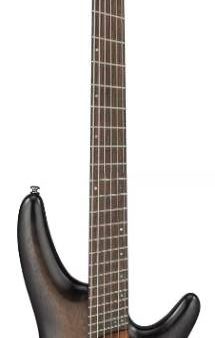 Ibanez Bass Workshop SRC6MS 6-string Multi-Scale Bass Guitar (Black Stained Burst Low Gloss) For Sale