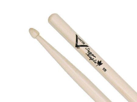 Vater VSM5BW Sugar Maple 5B Wood Tip Drumsticks Discount