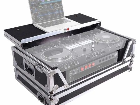 ProX XS-REV71K2U WLTLED Flight Case for Pioneer DDJ-REV7 & DDJ-1000 SRT with 2U Rackspace Laptop Shelf Wheels Online now