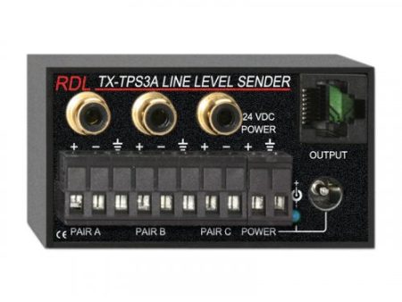 RDL TX-TPS3A Active Three-Pair Format-A Sender Online Hot Sale