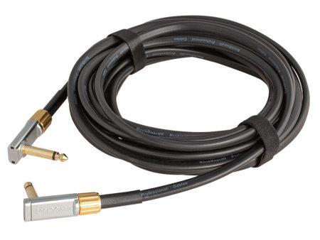 RockBoard RBO CAB FL PR 600 AA Premium Series Flat Instrument Cable, Angled   Angled - 600 cm   236 7 32  Supply