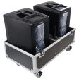 ProX X-RCF-EVOX8J8X2W ATA Style Flight-Road Case For RCF EVOX 8 J8 JMIX8 Speaker Array System Fits Two Speakers and Subs Discount