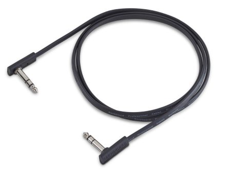 RockBoard RBO CAB F TRS 120 BK Flat TRS Cable - 120 cm Discount