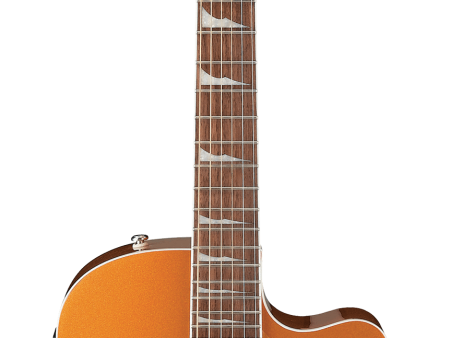 Ibanez ALT30DOM Altstar Acoustic-Electric Guitar (Dark Orange Metallic) Hot on Sale