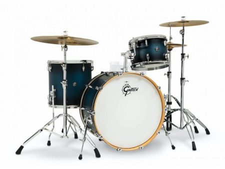 Gretsch Drums RN2-R643-SABB Renown 3-Piece (24 13 16) Shell Pack (Satin Antique Blue Burst) on Sale