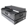 ProX XS-REV71K2U WLTBLLED Flight Case for Pioneer DDJ-REV7 & DDJ-1000 SRT with 2U Rackspace Laptop Shelf Wheels - Black Finish Supply