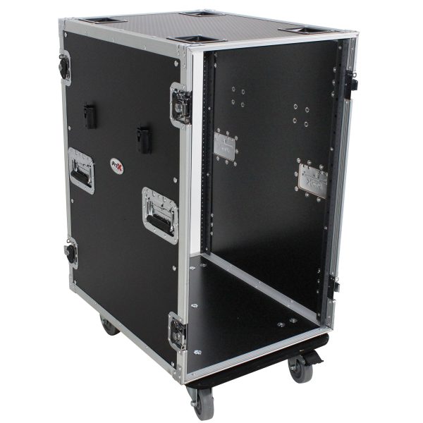 ProX T-18RSS24WDST 18U Space Amp Rack Mount ATA Flight Case 24 Inch Depth w Casters Online Hot Sale