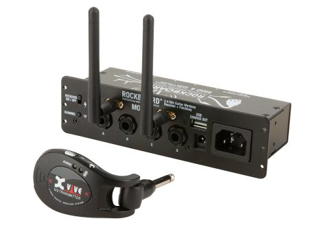 RockBoard RBO B MOD 4 U2 2.4 GHz Guitar Wireless Receiver, Transmitter + TRS Patchbay Fashion