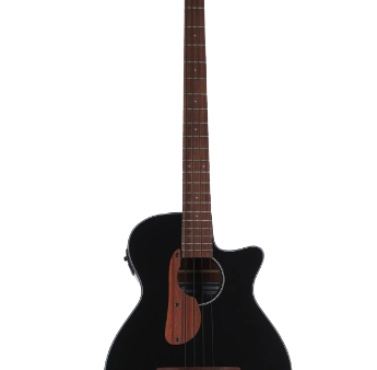 Ibanez AEGB24EBKH Acoustic-Electric Bass Guitar (Black High Gloss) Online now