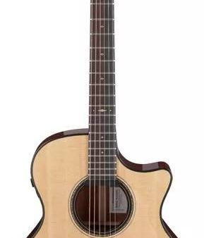 Ibanez AE410LGS Platinum Collection Acoustic-Electric Guitar (Natural Low Gloss) For Discount