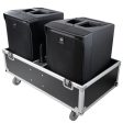 ProX X-RCF-EVOX8J8X2W ATA Style Flight-Road Case For RCF EVOX 8 J8 JMIX8 Speaker Array System Fits Two Speakers and Subs Discount