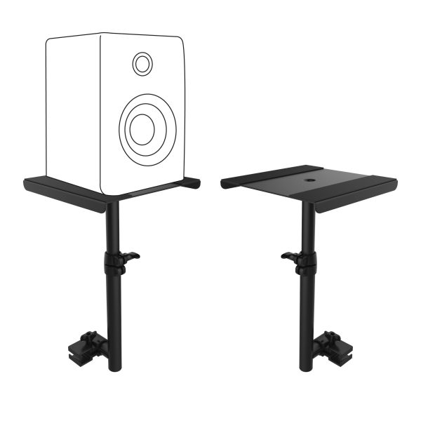 ProX XF-MSTAND Universal Studio Monitor Speaker Tray and Lighting Stand for DJ Facade For Discount