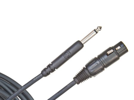 Planet Waves PW-CGMIC-25 Classic Series Unbalanced Microphone Cable XLR To 1 4 inch 25  Online now