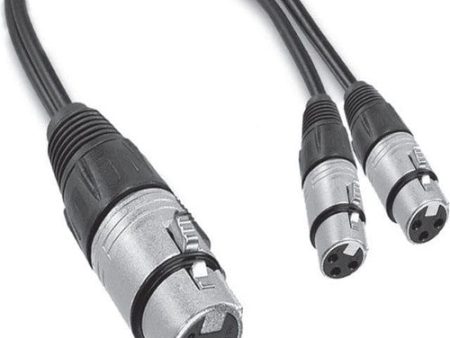 Pro Intercom YC6 Two 3-Pin Female XLRs to One 6-Pin Female XLR Sale