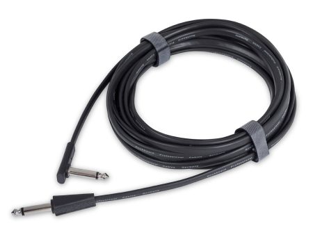 RockBoard RBO CAB FL 600BLK SA Flat Instrument Cable, Straight   Angled - 600 cm   236 7 32  For Sale