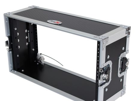 ProX X-6U7D 6U Deluxe Effects Rack 7 In Deep Rail to Rail Sale