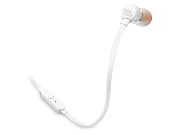 JBL T110 In-Ear Headphones (White) Hot on Sale