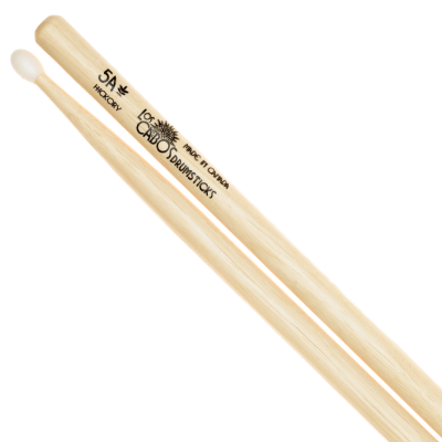 Los Cabos LCD5AH Nylon-Tipped Hickory 5A Drumstick Supply