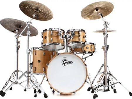 Gretsch Drums RN2-E604-GN Renown 4-Piece (10 12 14 20) Shell Pack (Gloss Natural) For Sale