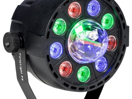 ColorKey CKU-1080 PartyLight FX Compact Tricolor LED Swirling-Beam Lighting Effect Online Sale