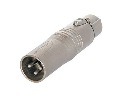 Neutrik NA3M5F XLR Male 3pin to XLR Female 5pin DMX Adapter Supply