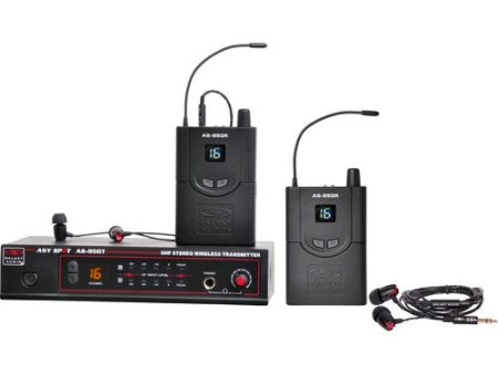 Galaxy Audio AS-950-2P2 Wireless In-Ear Twin Pack Monitor System (P2: 470-494 MHz) Discount