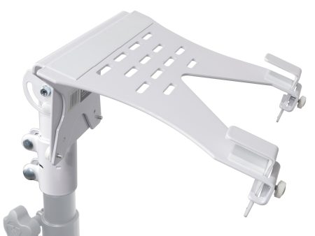 ProX X-LTF01WH Laptop Shelf Monitor VESA Arm bracket Mount fits on Speaker Stand (White) on Sale