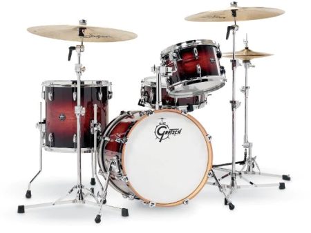 Gretsch Drums RN2-J484-CB Renown 4-Piece (18 12 14 14sn) Shell Pack With Snare Drum (Cherry Gloss) Sale