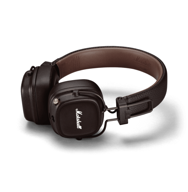 Marshall Major IV Bluetooth On-Ear Bluetooth Headphones (Brown) on Sale